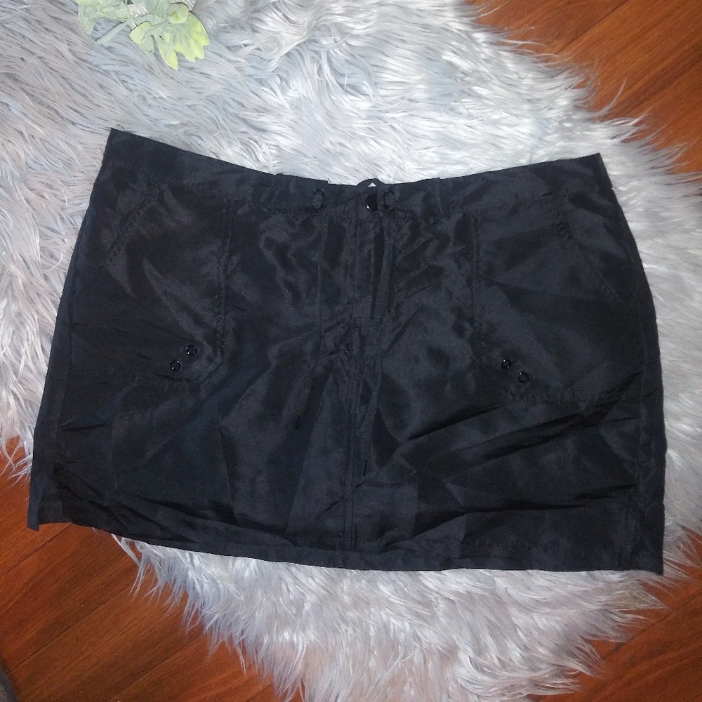 Tropical escape black Junior's Skirtini size 10